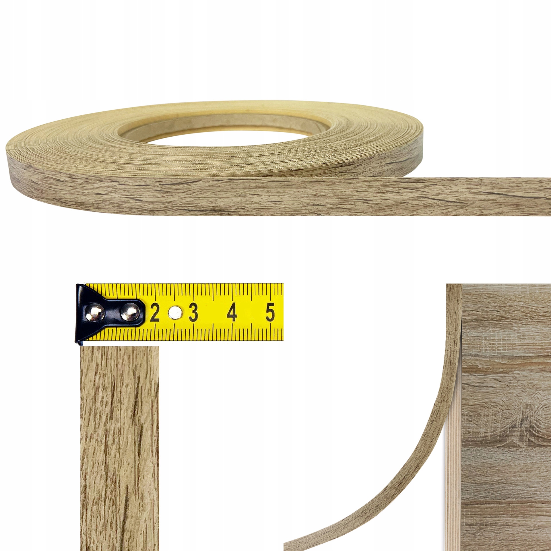 Obruba nábytku Dub Sonoma Šířka 21 mm Páska s lepidlem Na Okraji nábytku Diy