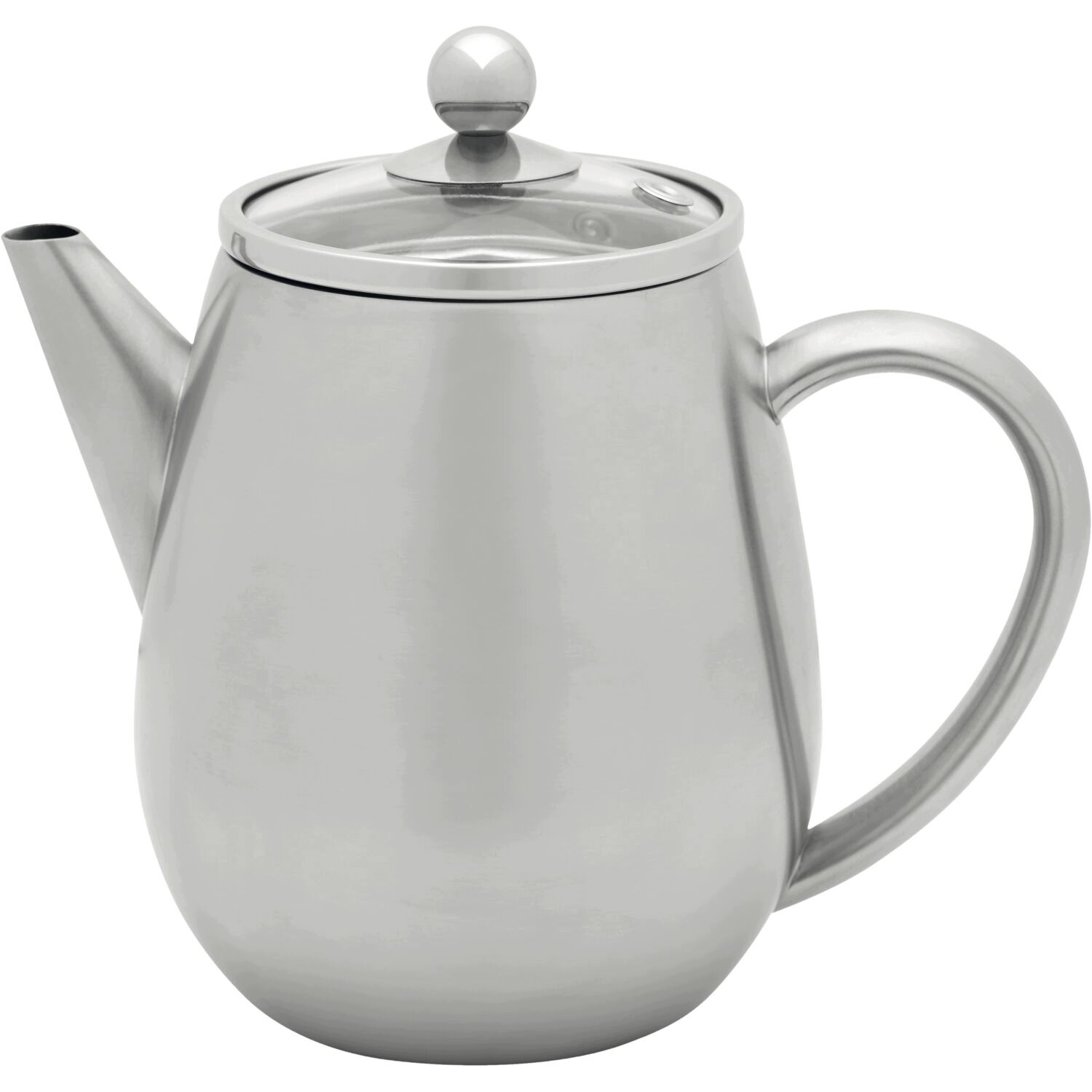 Bredemeijer Eva Čajová kanvica, strieborná, objem: 0,50 litra, výška: 165 mm
