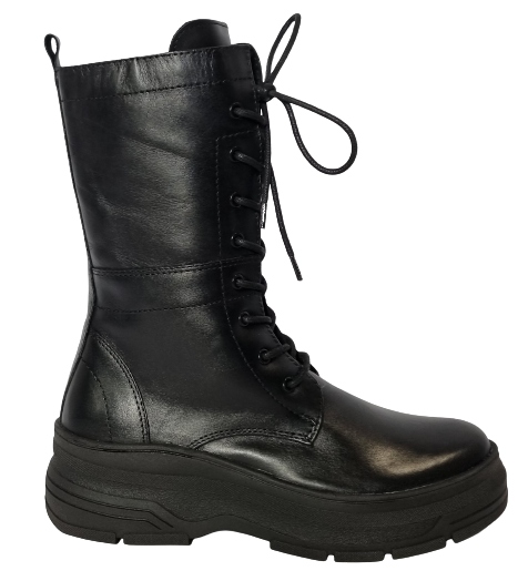 Kožené dámské kotníkové boty zateplené workery r37 Marco Tozzi 25297-29 černé