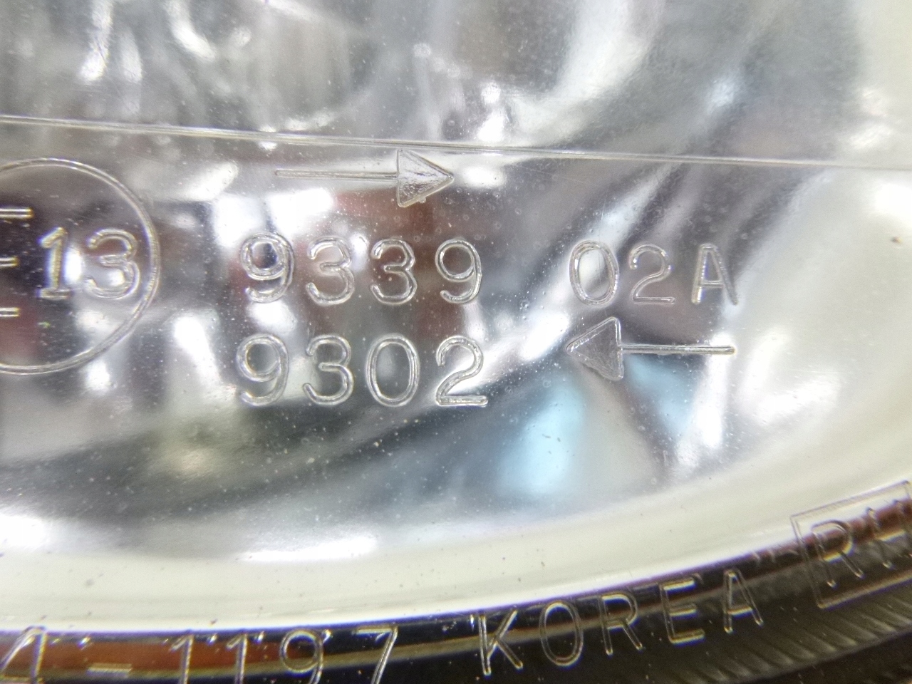 light front right Daewoo Matiz M100 1998r.