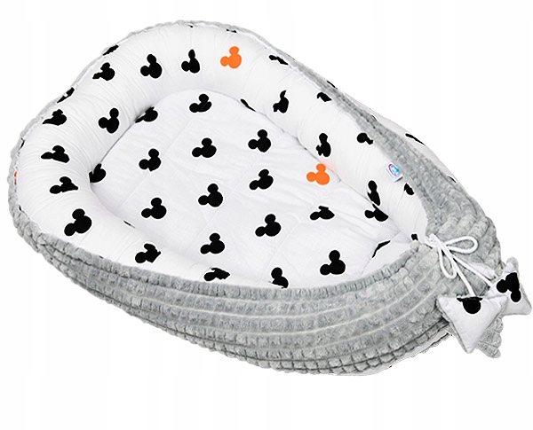 KOKON NIEMOWLĘCY DWUSTRONNY MINKY BAWEŁNA OTULACZ