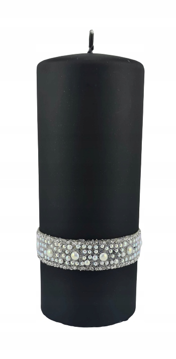 

Świeca Crystal Walec Duży Fi 7 Czarna