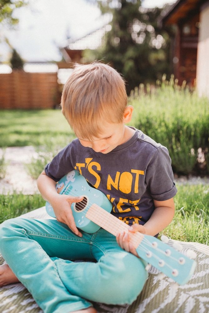 GITARA MAŁA KLASYCZNA DLA DZIECI ZWIERZĄTKA ZABAWKA DLA DZIECKA ADAMTOYS Kod producenta 4021