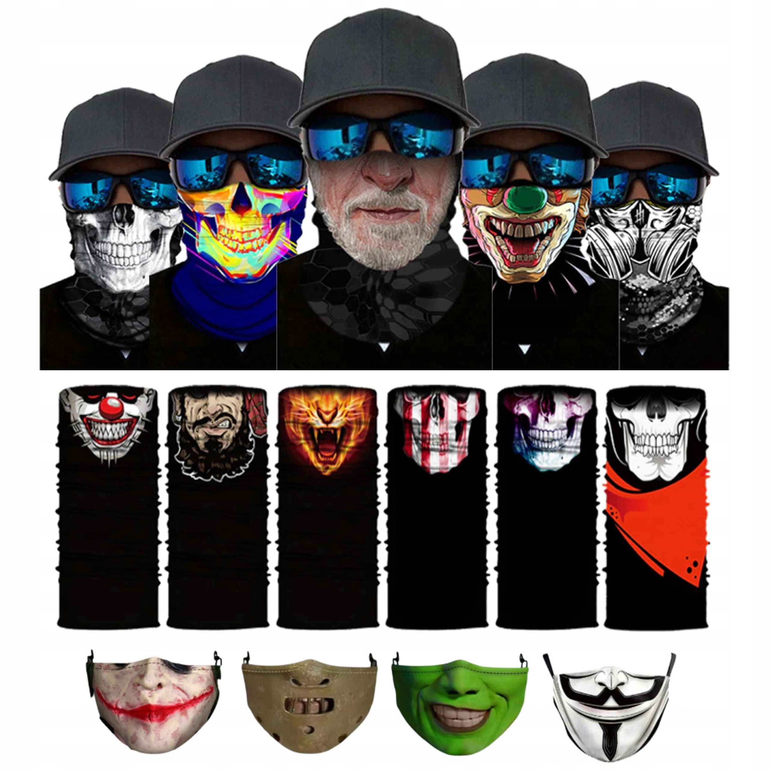 MASKA KARNAWAŁOWA BANDANA PRZEBRANIE KARNAWAŁOWE