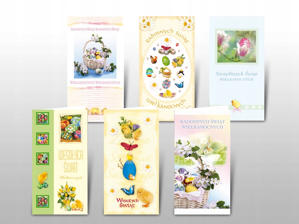 Delta Graphix Karnet z kopertą Kartka Wielkanoc DL Świecki