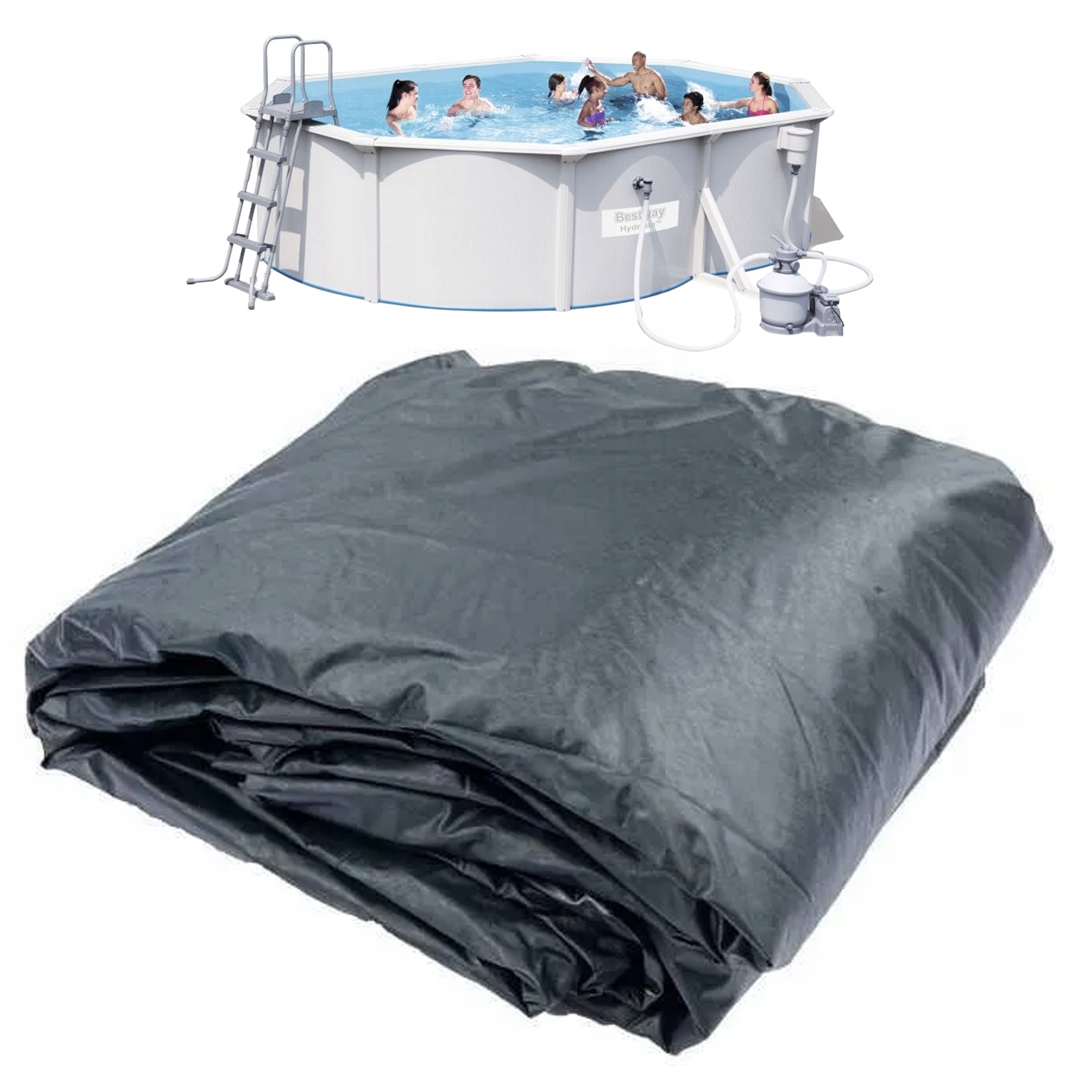 Krycí Plachta bazénu do bazénu 5,00/3,60 120