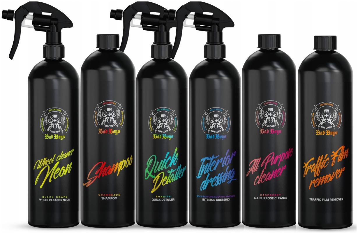 RR Customs RRC Bad Boys Mega Zestaw Kosmetyków Do Auta Detailing Prezent