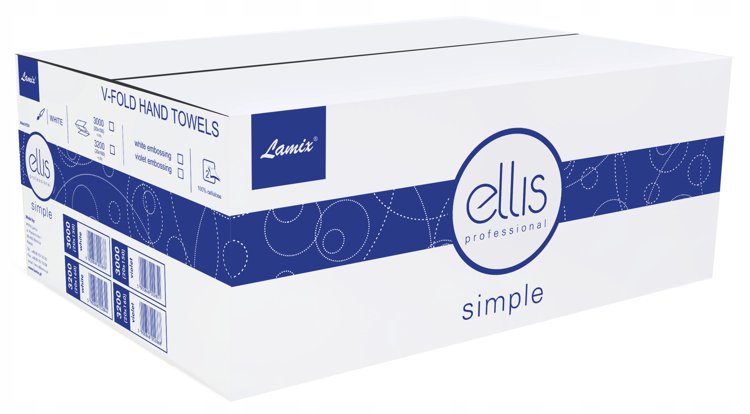 

Ręcznik papierowy celuloza Ellis Professional 3000
