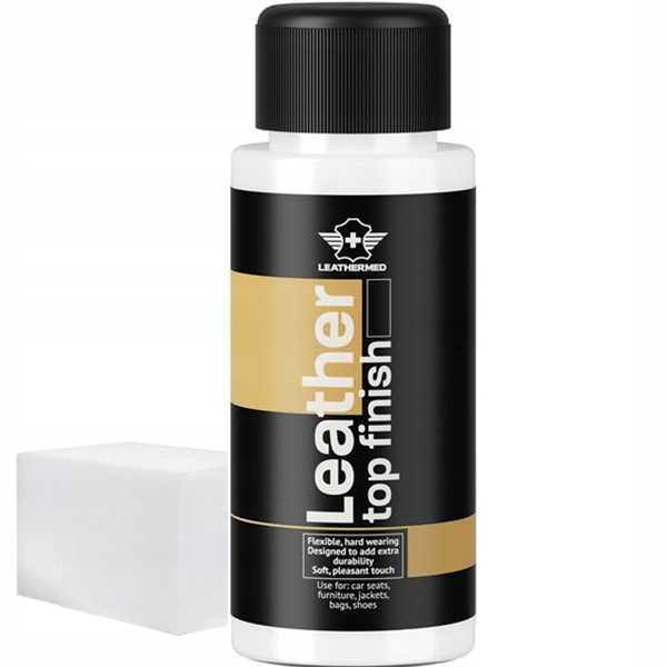 Lakier wykończeniowy bezbarwny do skóry skórzanej tapicerki 50ml Półmat