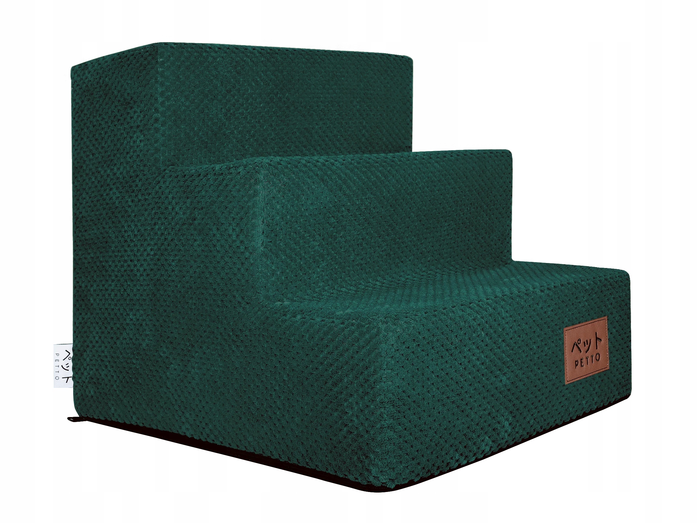 Levně Petto Schodky pro psa Takai 3 stupně tmavě zelené