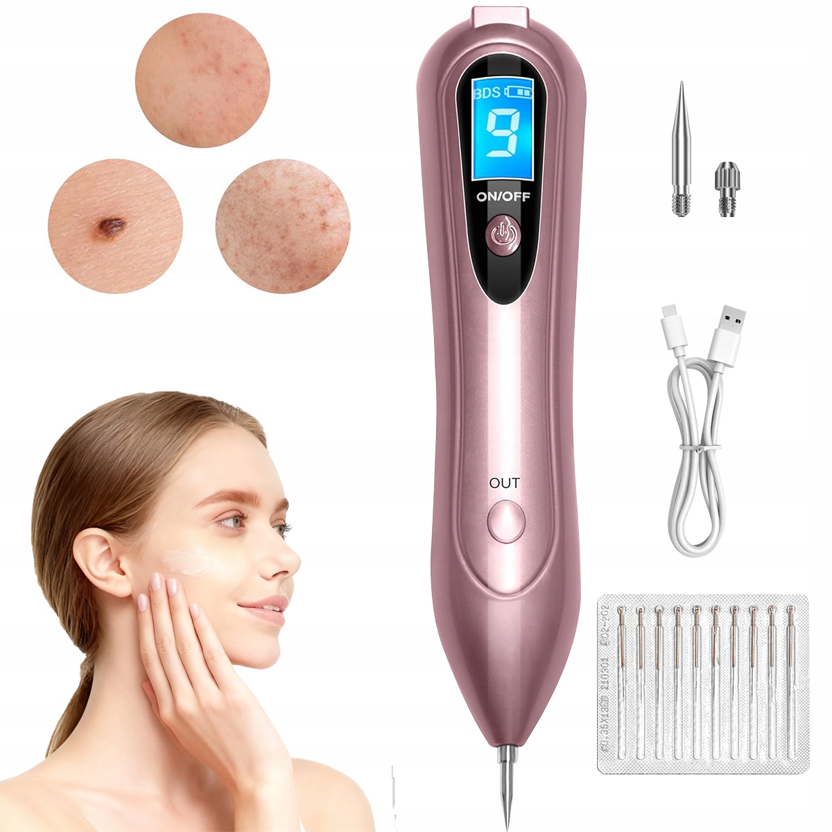 Plazma Pen Laser Plasma Zaznamenává Krtky Tetování