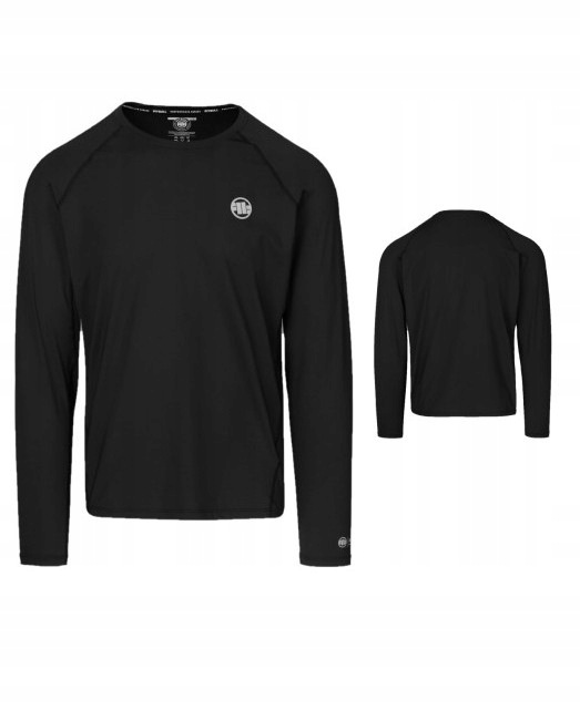 Pitbull West Coast Męski Longsleeve Mesh Runway Czarny Black M