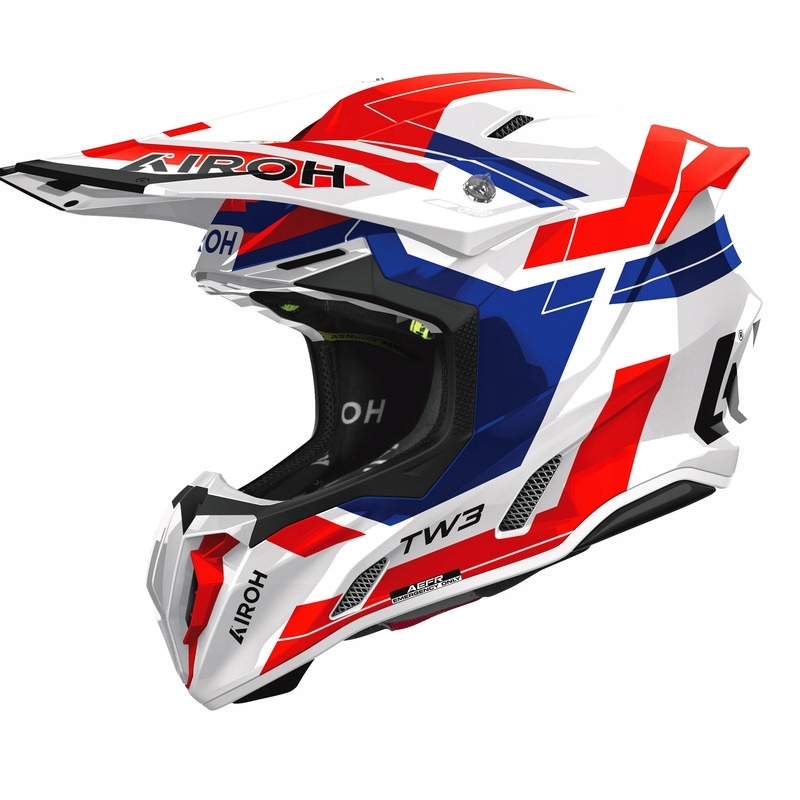 Motocyklová Prilba Airoh Twist 3 Dynasty Blue Red Gloss (xs)