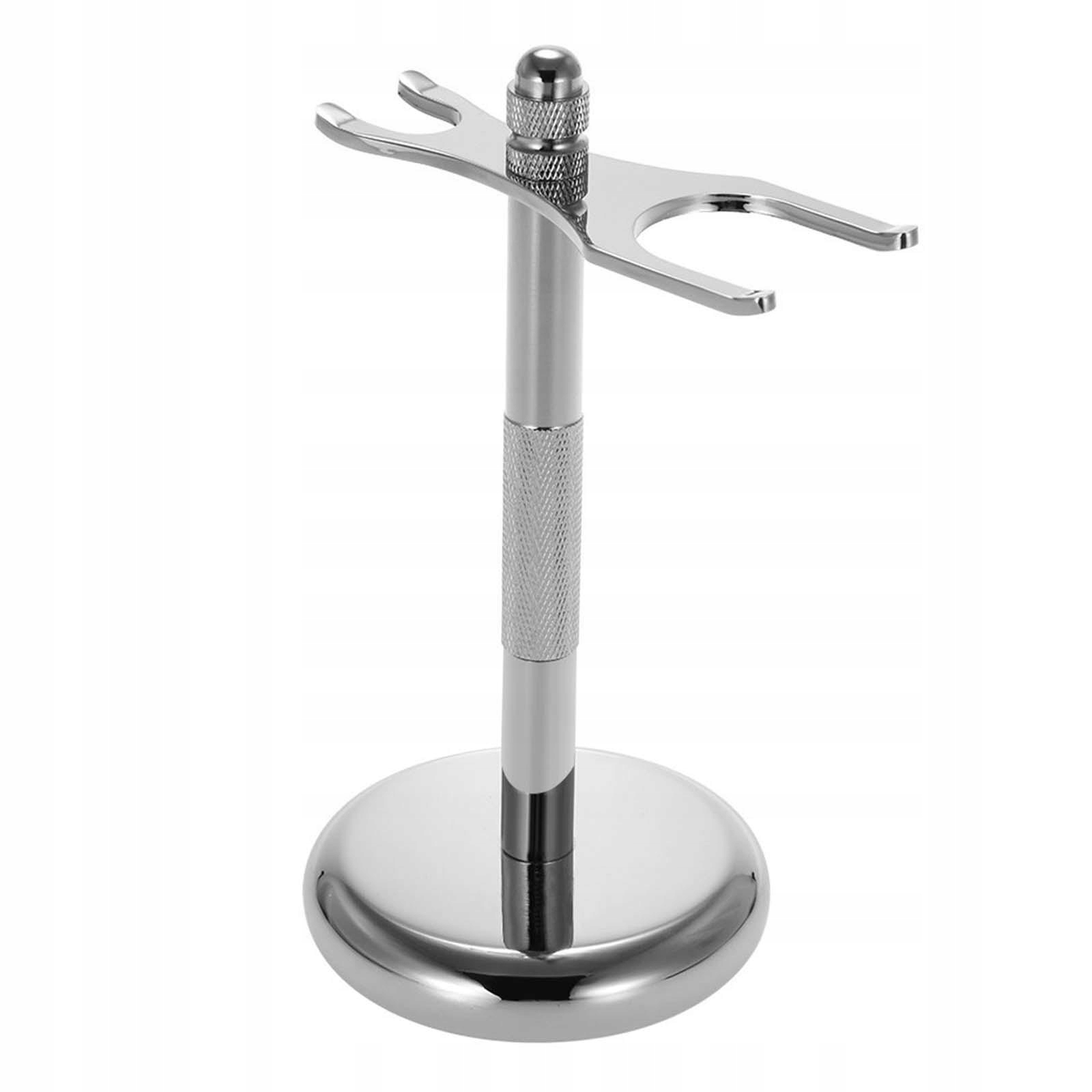 Stojan Stand, držák na štětku a holicí strojek, chrom Premium