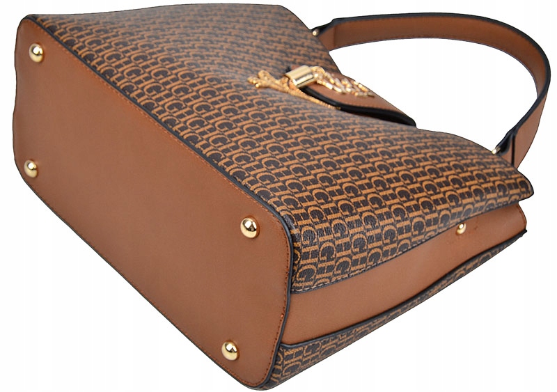 GALLANTRY TOREBKA damska elegancki kuferek pasek Wielkość mała (nie mieszcząca A4)