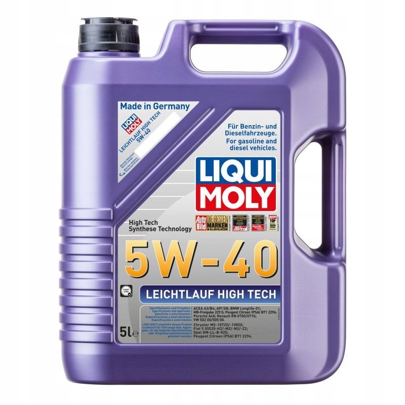 Motorový Olej Leichtlauf High Tech 5W-40 Liqui Moly 2328 5 L
