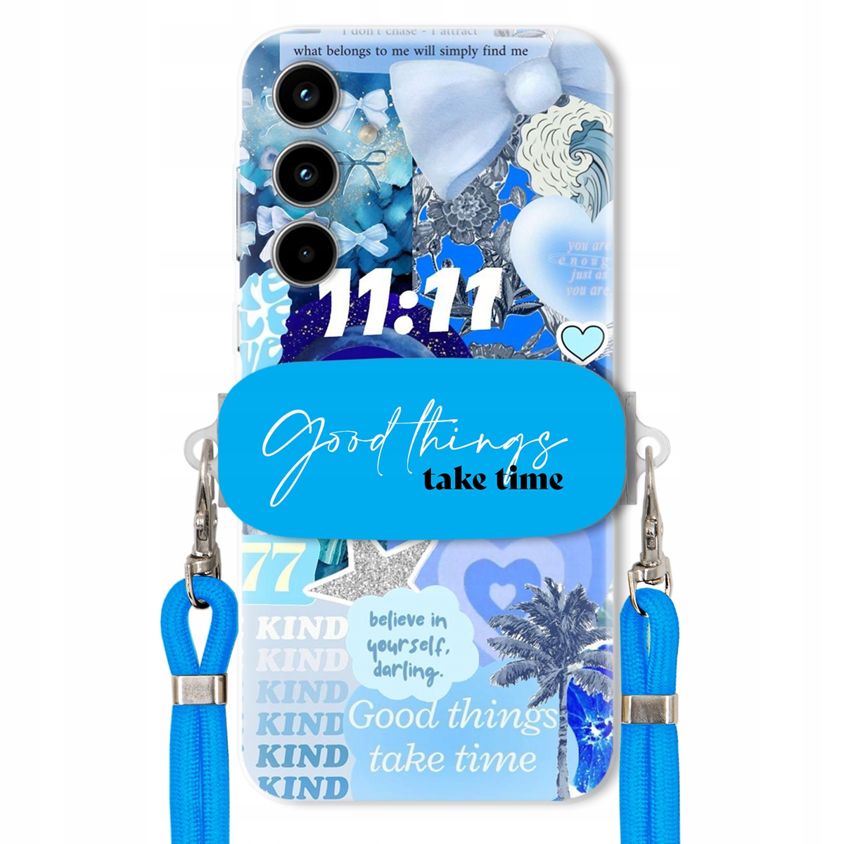 Puzdro pre Samsung A35 5G Držiak Crossbody vodítko Good Things Sea Lata