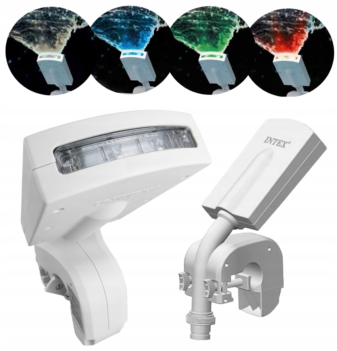 Fontanna Do Basenu LED Wodospad Kolorowy Spryskiwacz