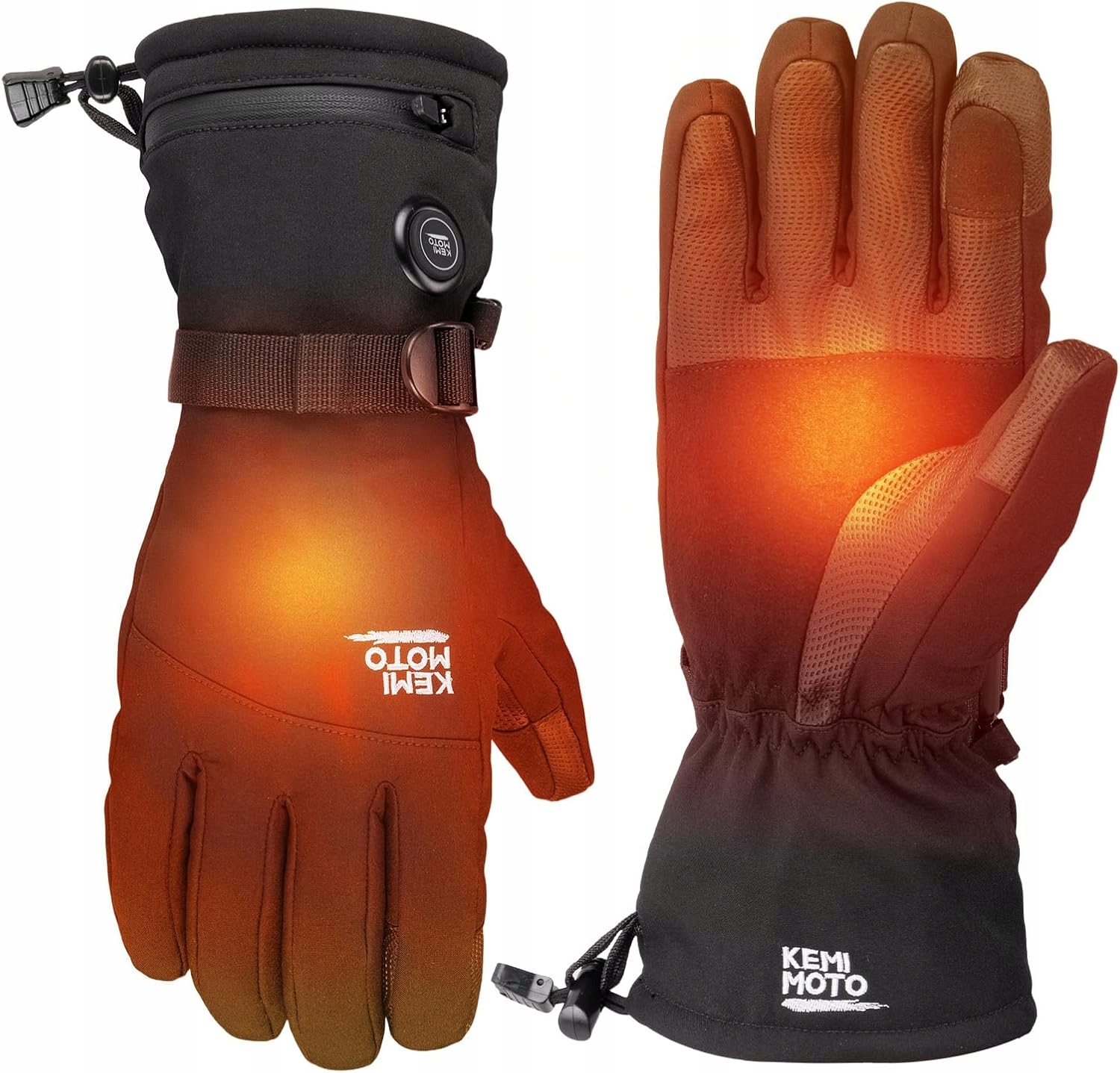 Rękawice KemiMoto M grzewcze na baterie 2500mah