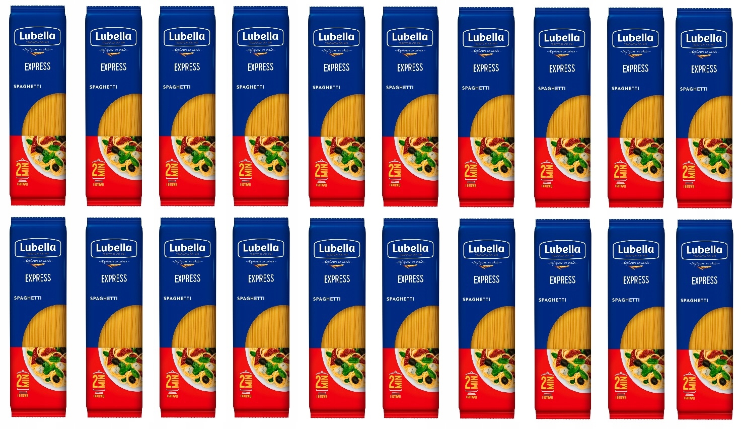 Levně 20 x 400 g Lubella Express Těstoviny spaghetti Karton