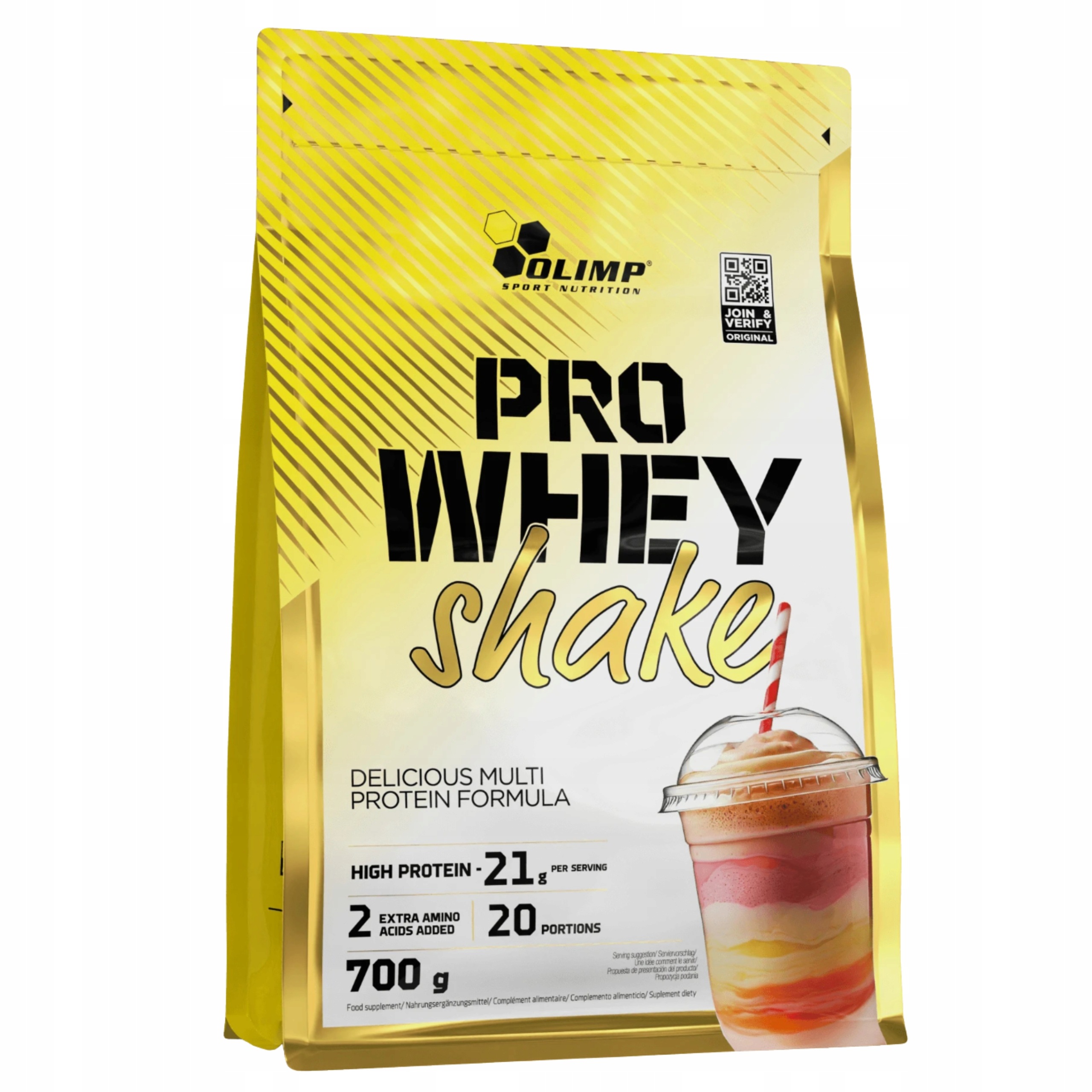 Proteinový Protein Olimp Pro Whey Shake 700 g Wpc Wpi Protein Čokoláda