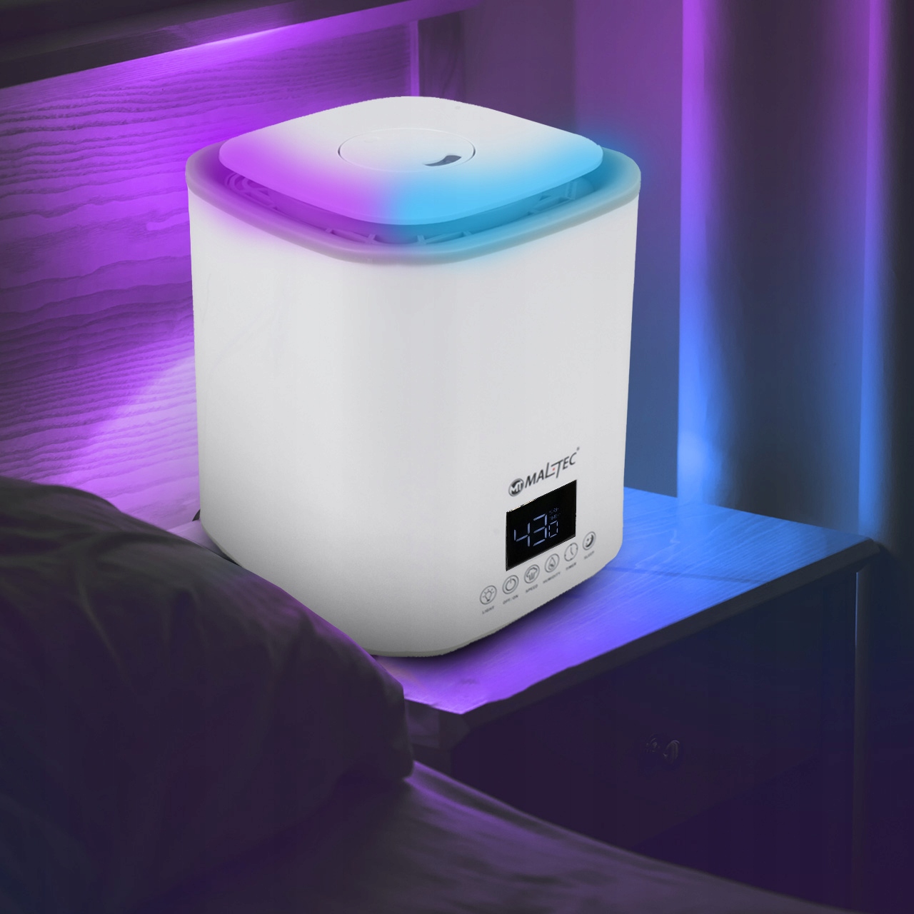 ЗВОЛОЖНЮВАЧ ПОВІТРЯ PURIFIER AROMATHERAPY 3L Потужність 28 Вт