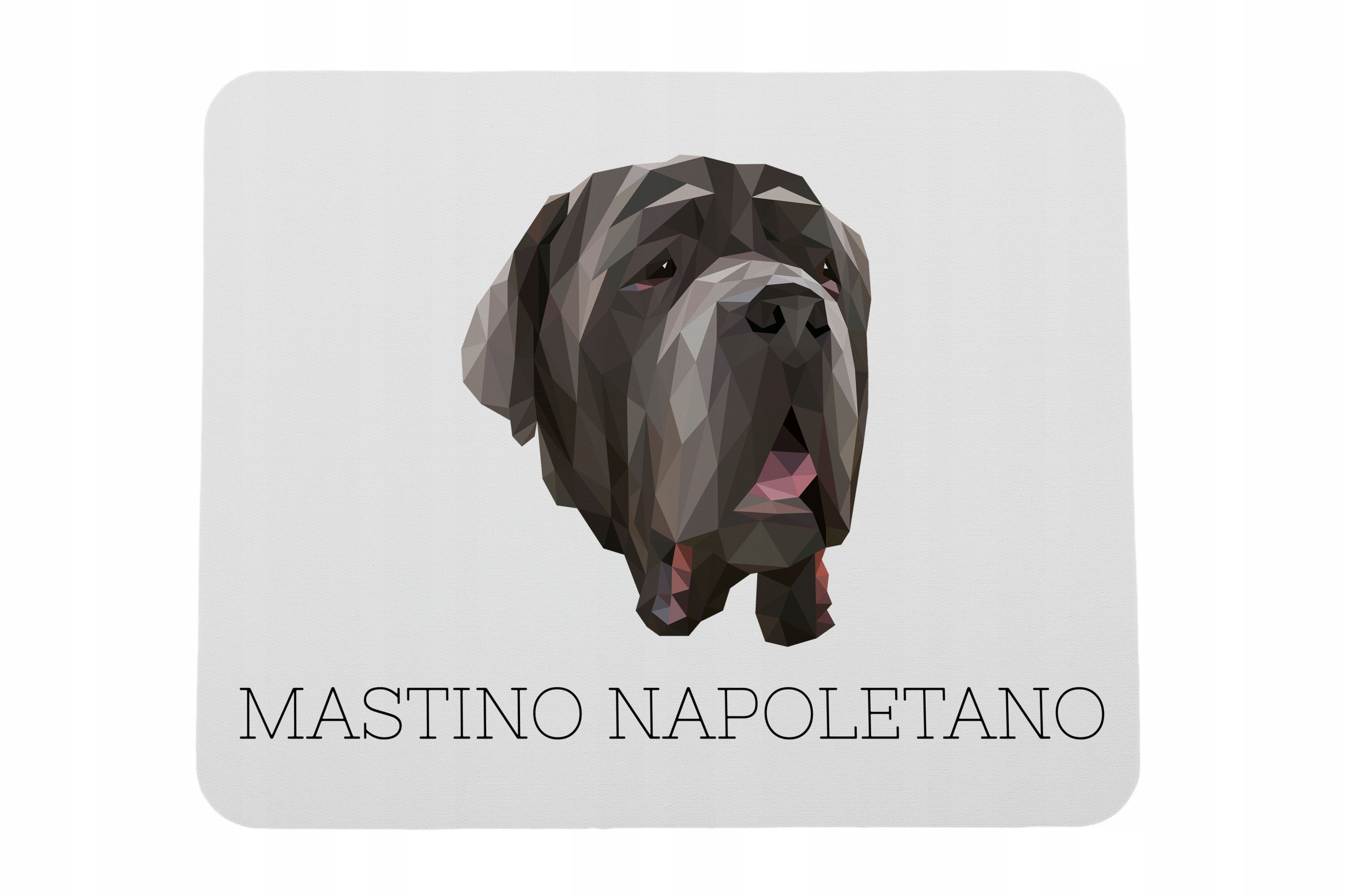 Mastif neapolitański, Neapolitan mastiff, Mastino napoletano -geometryczna