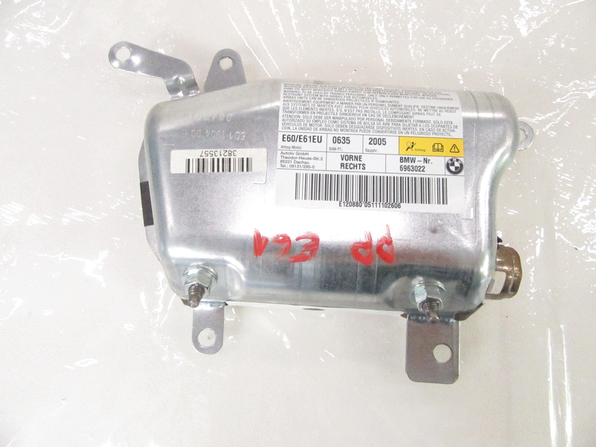 cover airbag right right front BMW e60 e61 sedan KOMBI