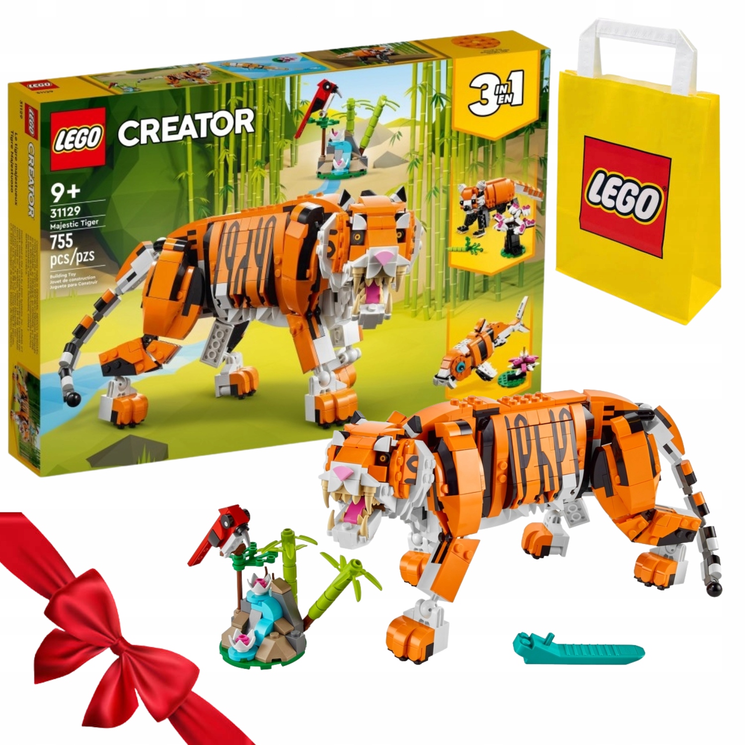 Zestaw Klocków Lego Creator 3 W 1 31129 Majestatyczny Tygrys