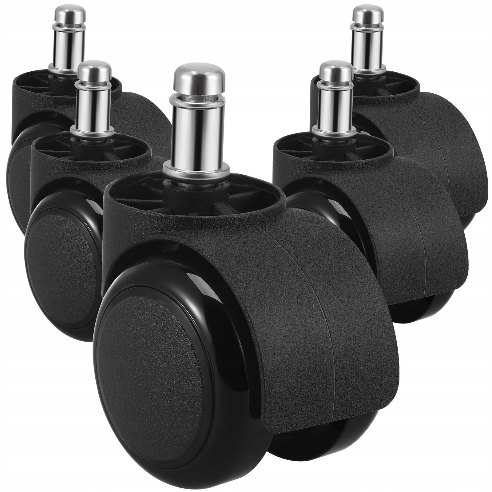 ZESTAW 5 KOŁEK MEBLOWYCH OBRACAJĄCYCH SIĘ GŁADKO I WYTRZYMALSZYCH