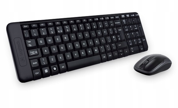 Zestaw (klawiatura mysz) Logitech 920003161 czarny