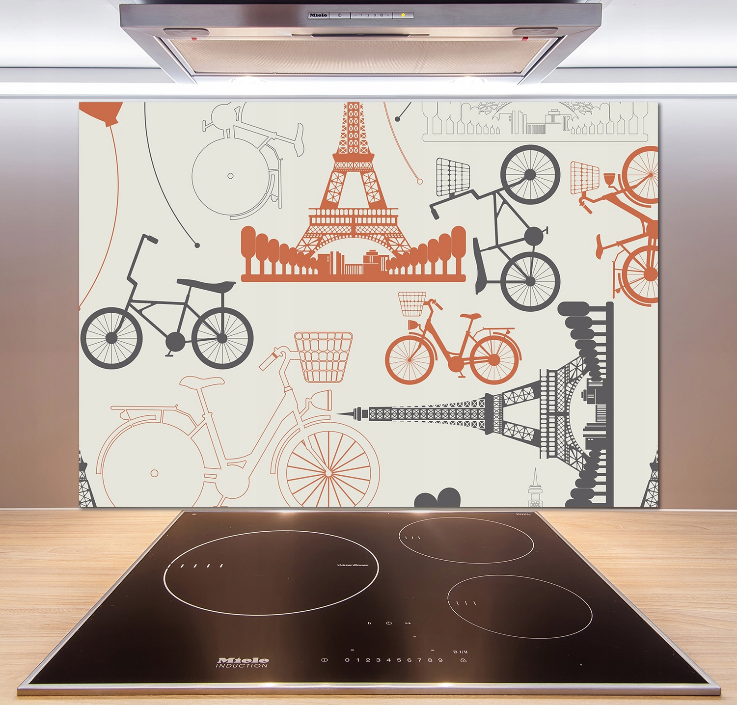 

Panel do kuchni Symbole Francji 100x70 cm + Klej