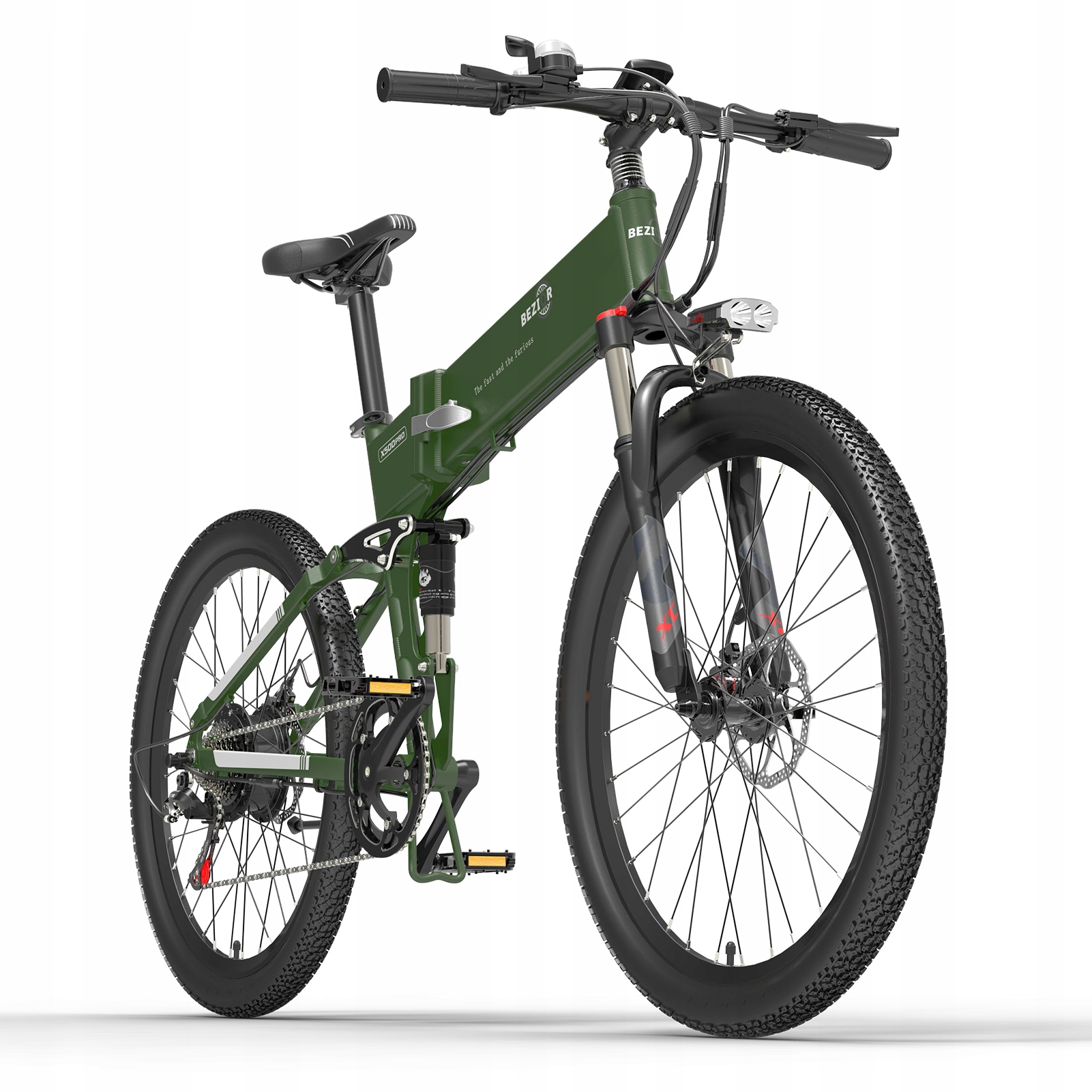 26-дюймовый складной электрический велосипед 10.4 AH модель BEZIOR X500PRO