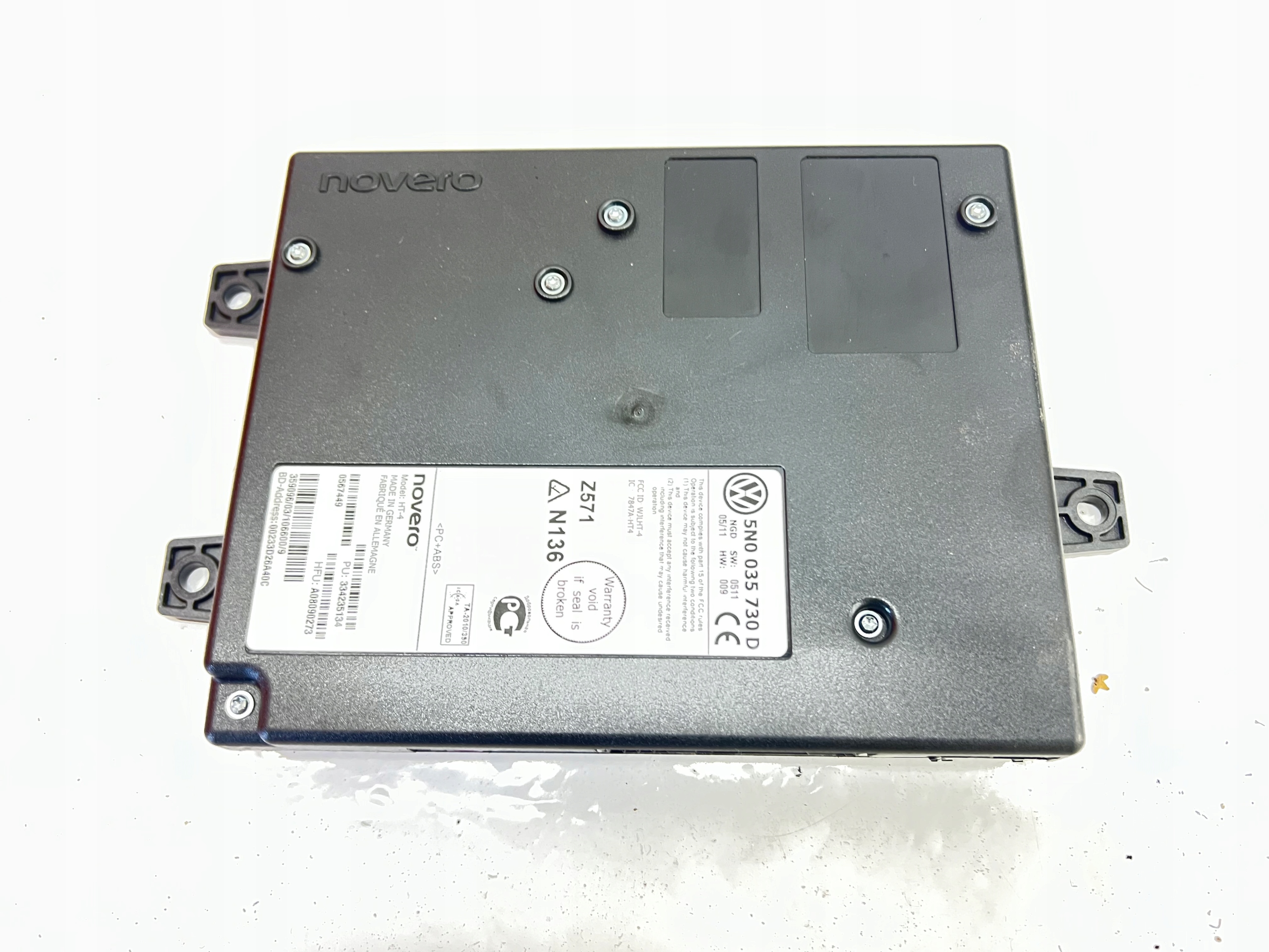 module control unit BLUETOOTH VW SHARAN 7N PASSAT B7 SKODA SUPERB II 5N0035730D