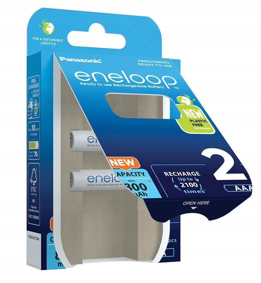 Panasonic Eneloop Aaa 800mAh 2 szt
