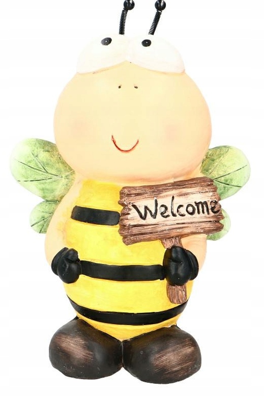 Pszczoła Ogrodowa duża ozdoba do ogrodu figurka ogrodowa pasieka miód 36 cm