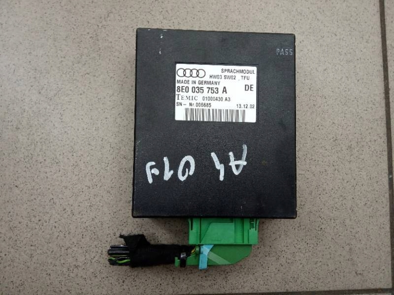modul riadiaca jednotka GLOSOWY AUDI A4 B6 B7 8E0035753A