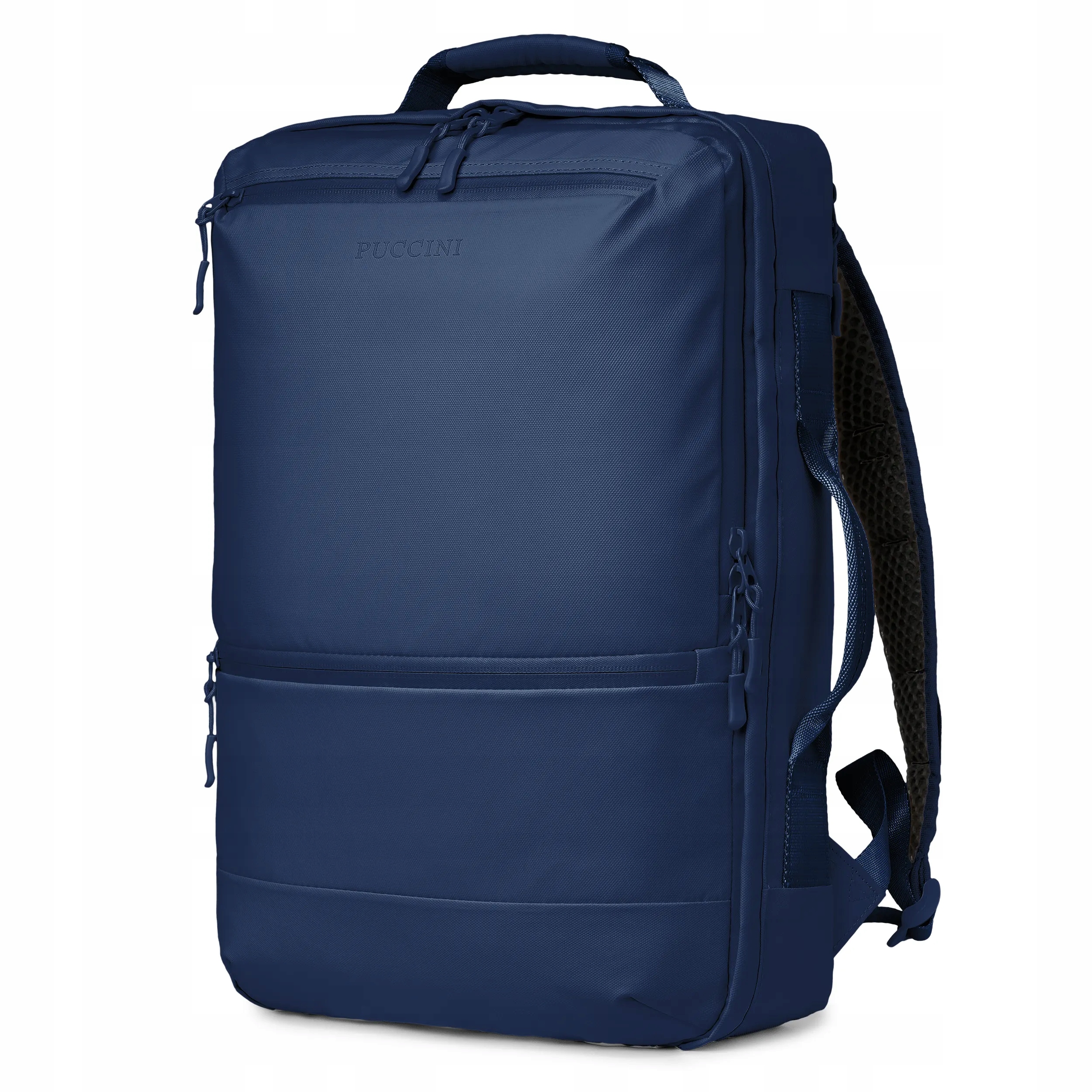 Cestovní Batoh s kapsou na notebook 17'' Rfid Puccini Námořnická Modrá PM9037-7A