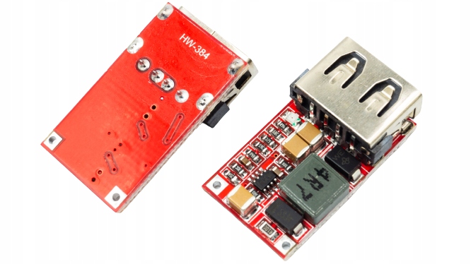 

Przetwornica Usb 5V ładowarka Step down 12-24V 3A
