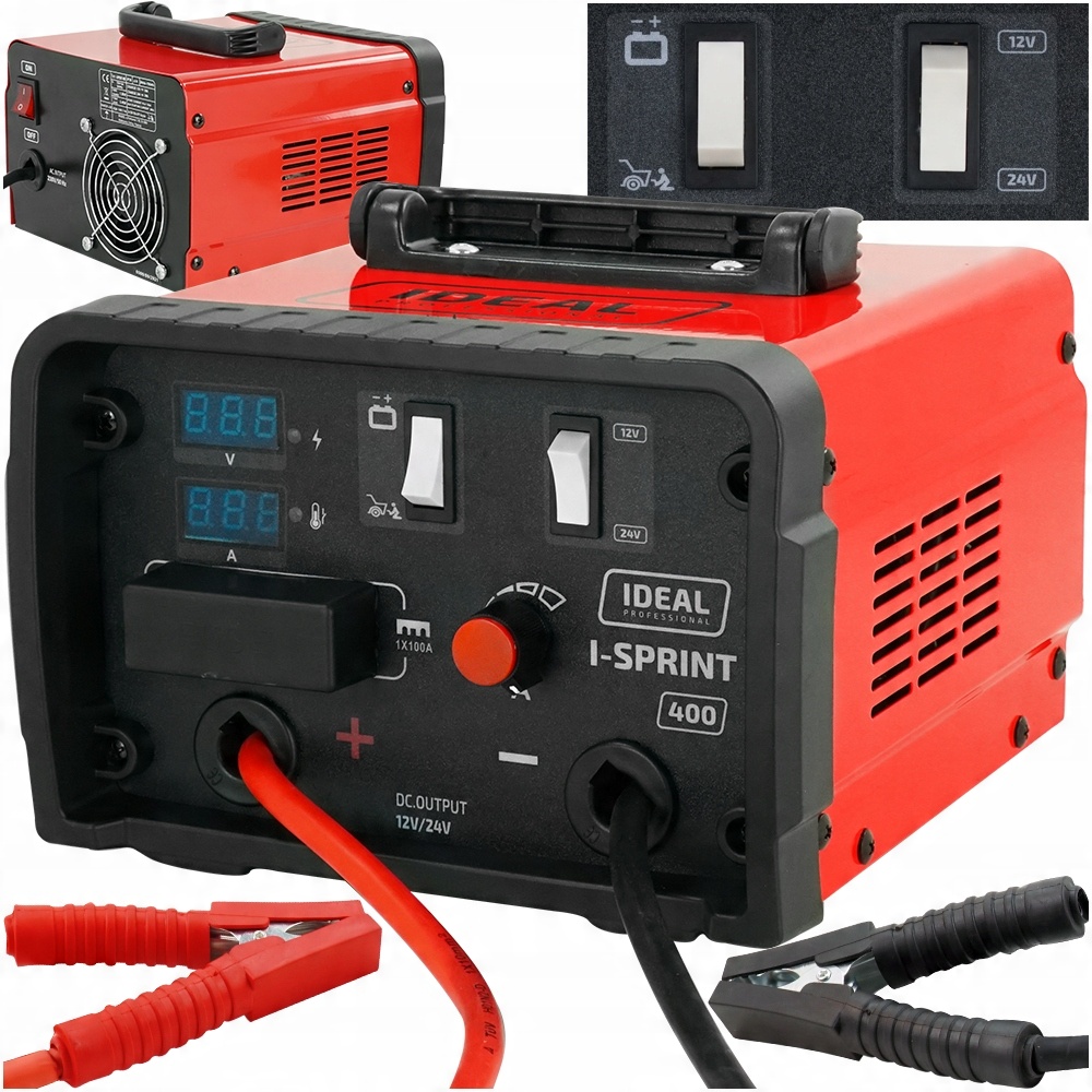 

Prostownik z rozruchem rozruch Sprint 400 12V 24V