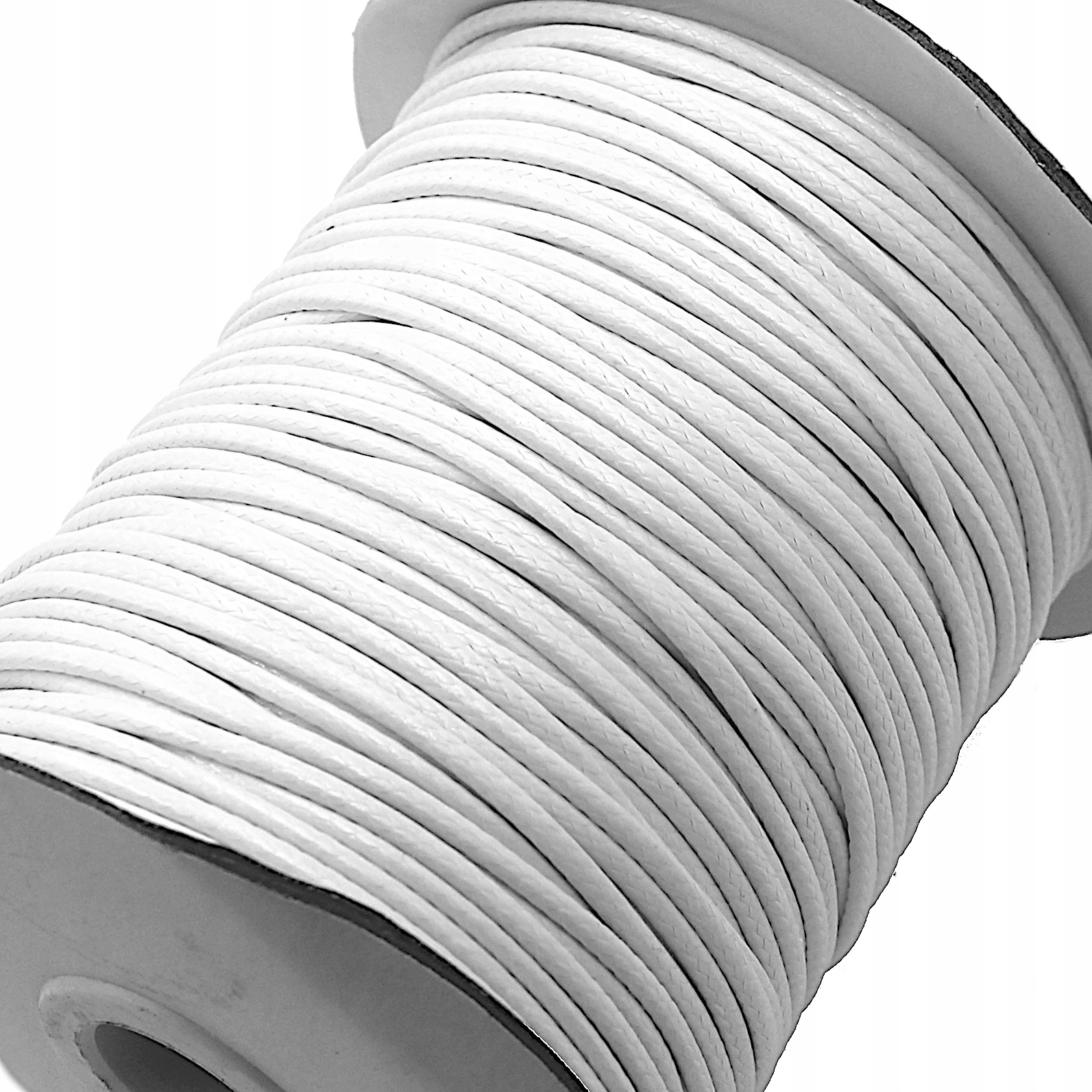 Sznurek Jubilerski Powlekany Snake 2mm 2m Biały