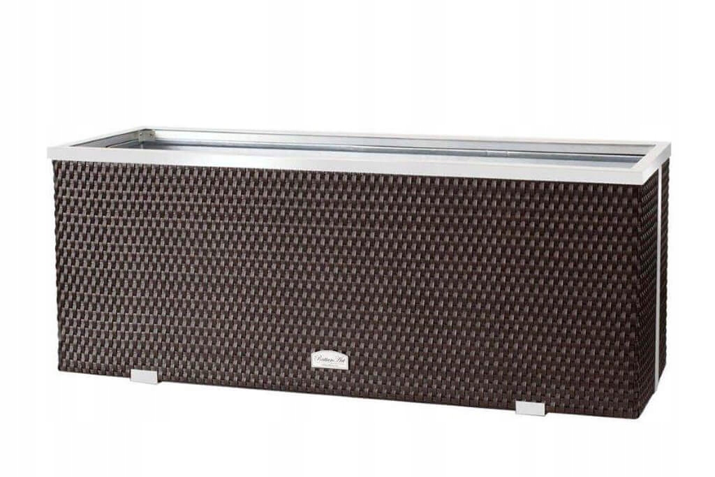 

Donica ogrodowa technorattan 108x39x43cm RD02