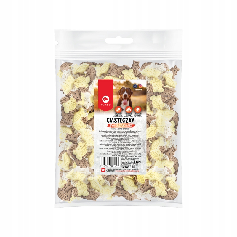 Maced – Sušenky pro zvířata MIX – psí pamlsek – 1 kg
