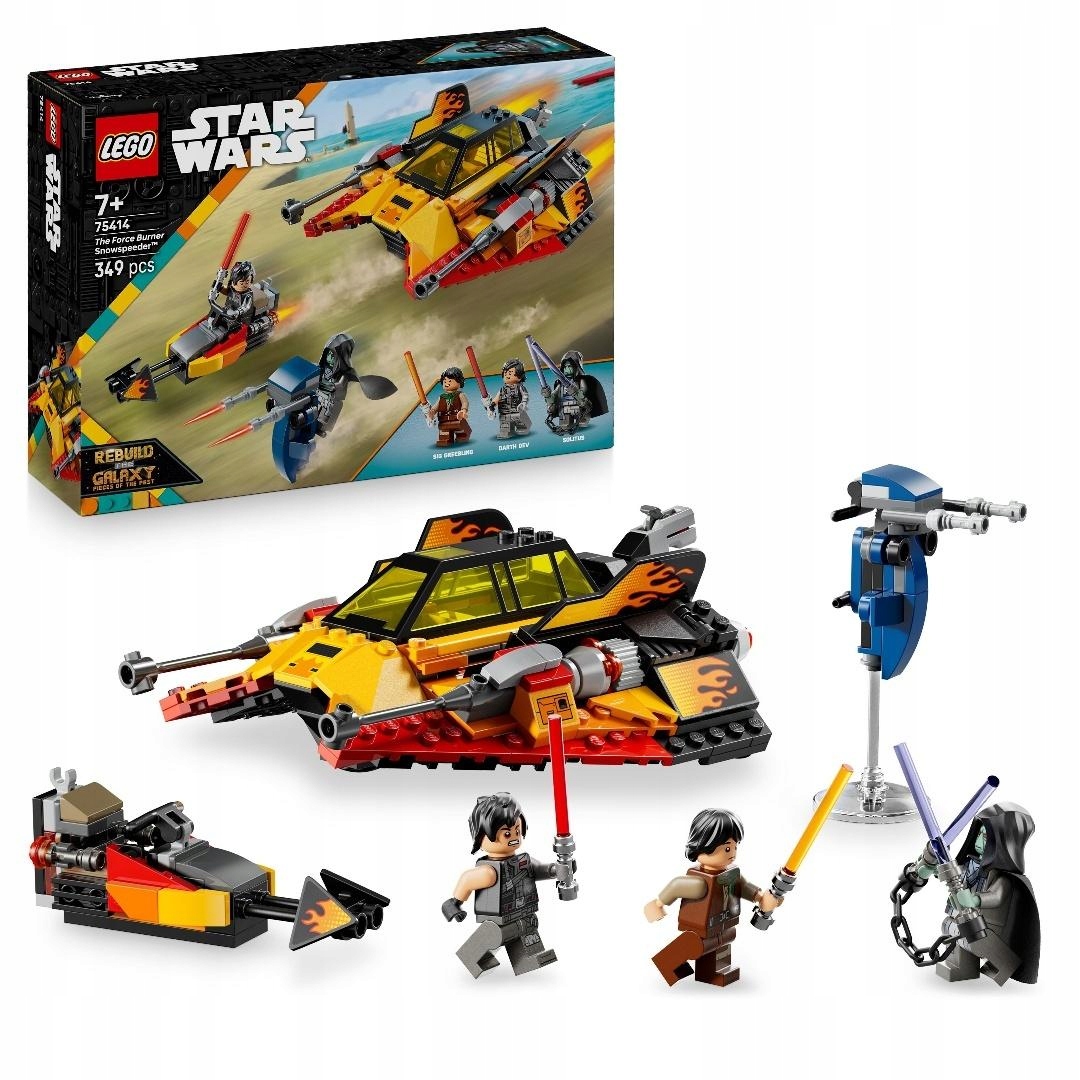 Lego Star Wars Plamenný sněžný vrtulník (75414) Stavebnice 349 dílků