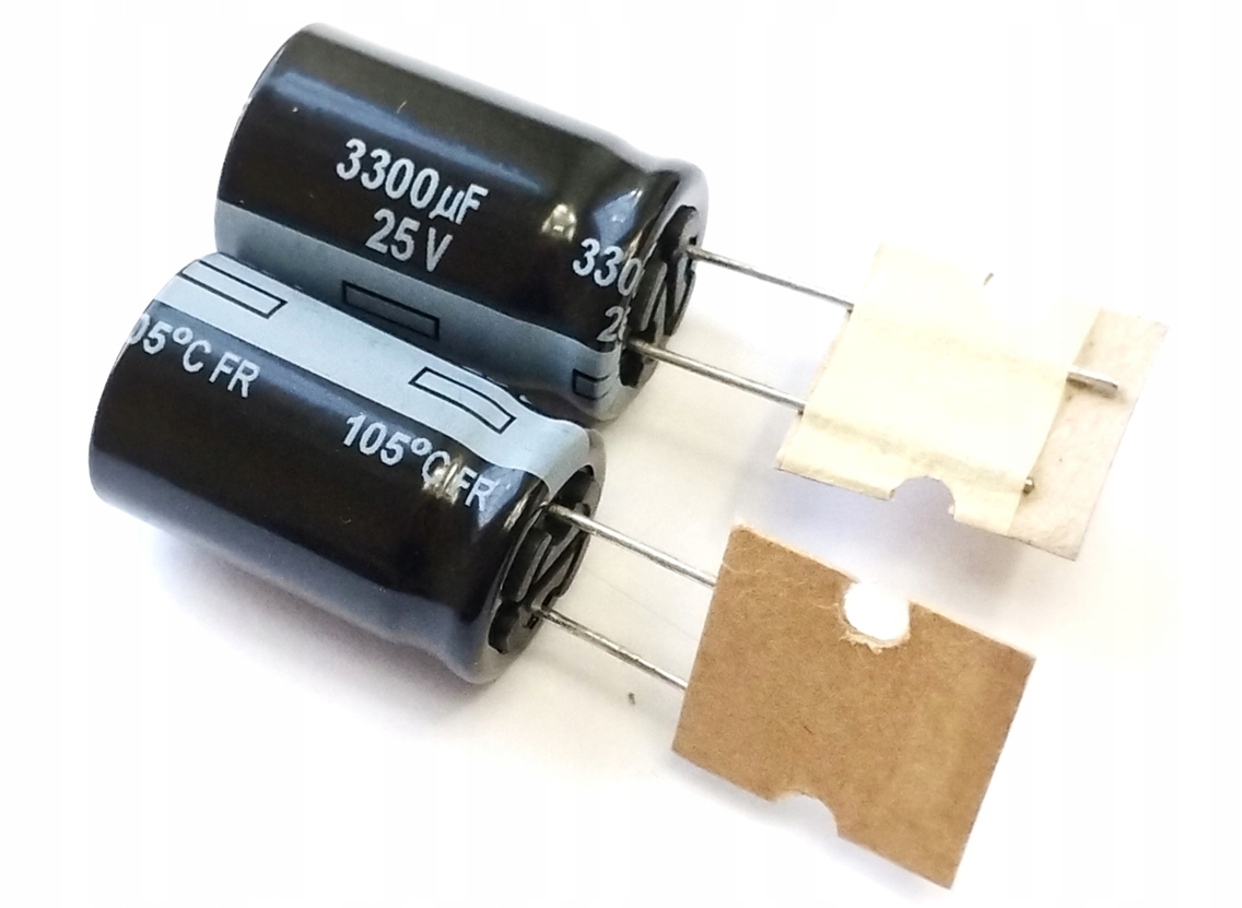 [1szt] Kondensator Panasonic Fr 3300uF 25V Ø16x25mm niska impedancja 14mR