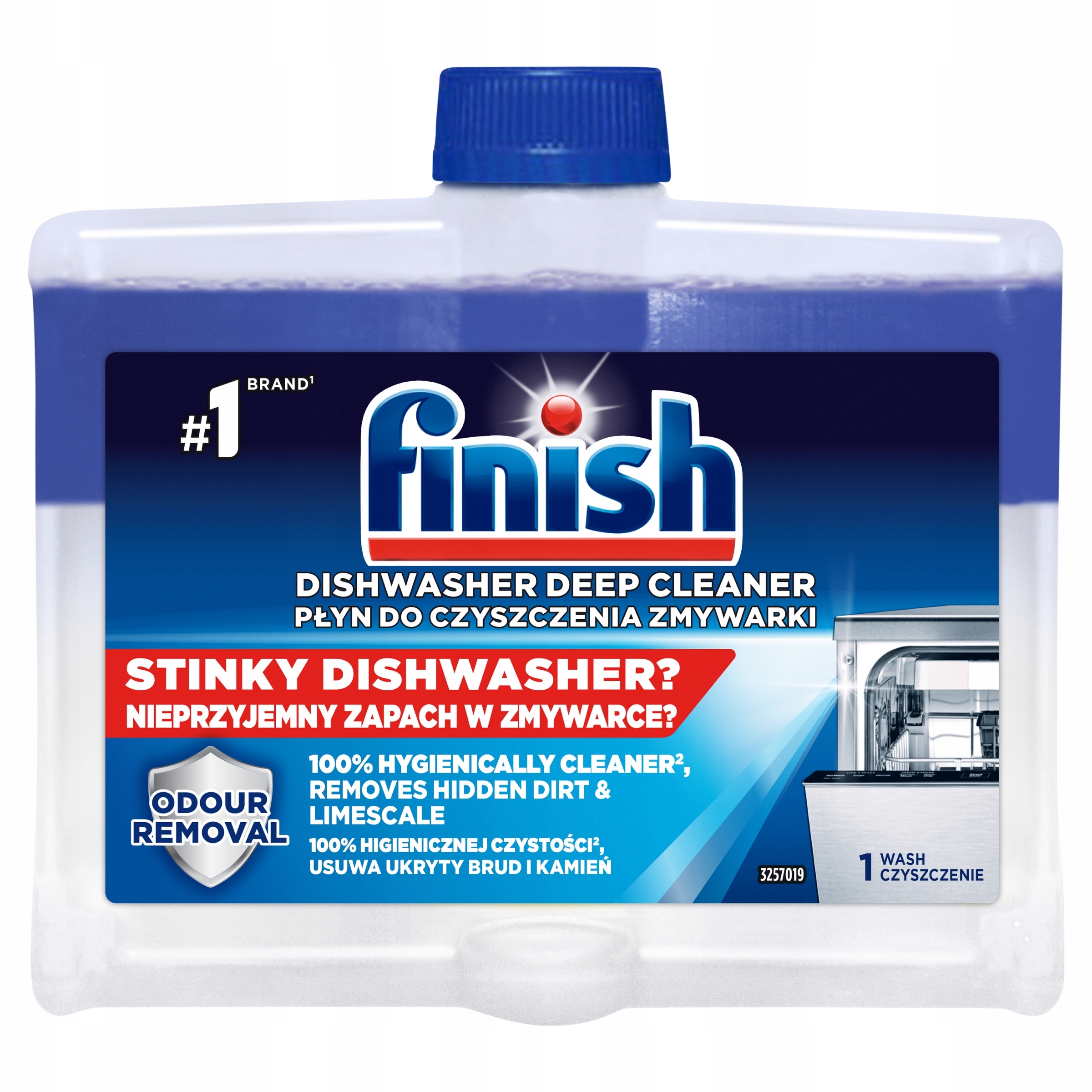 Levně 2x Finish, Čistič myčky nádobí, 250 ml