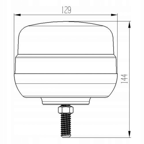 Lampa Błyskowa Kogut 39LED R65 R10 Na Śruby IP66 Producent części Kamar