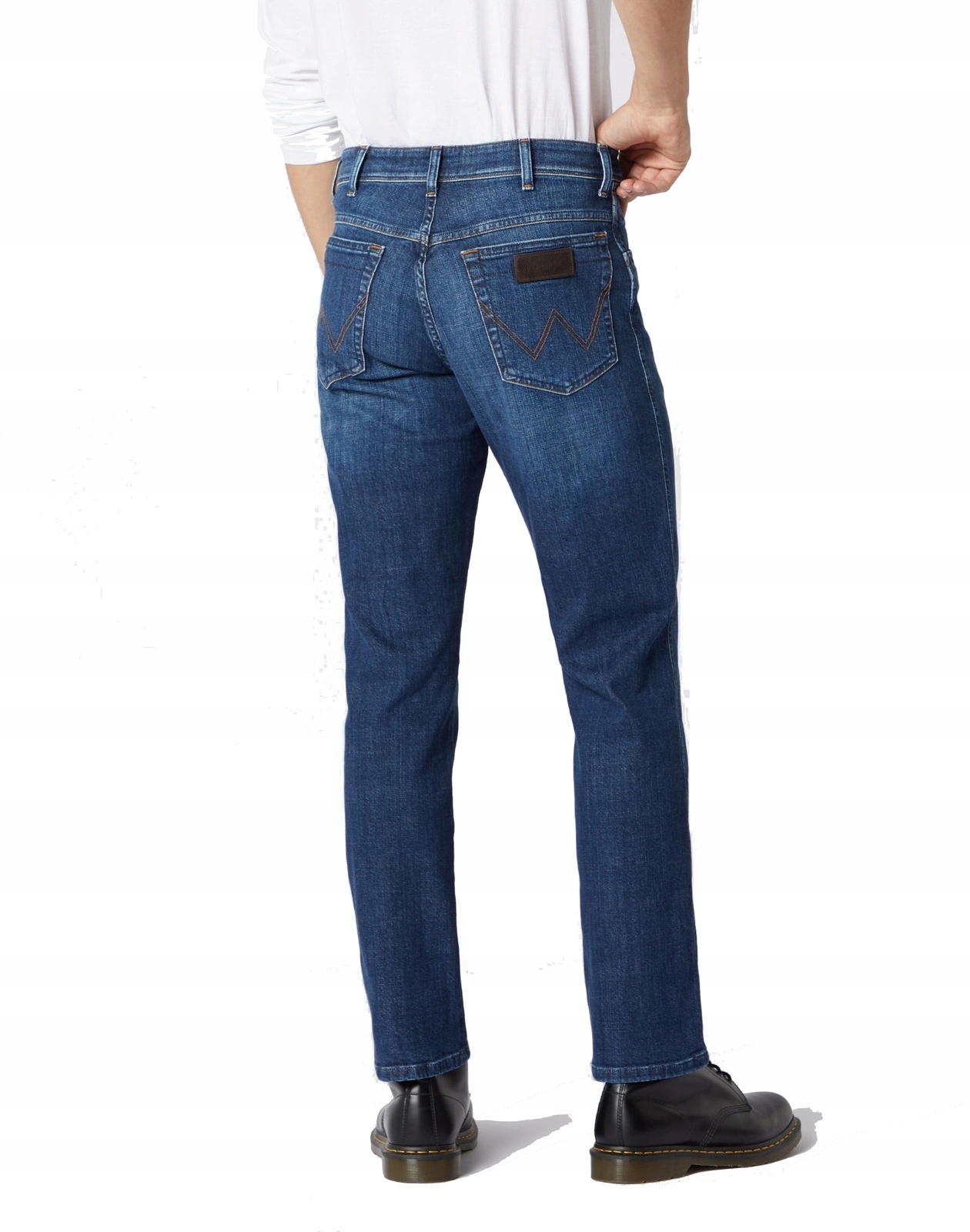 Męskie spodnie jeansowe proste Wrangler Texas Night Break W1219237W 35/32