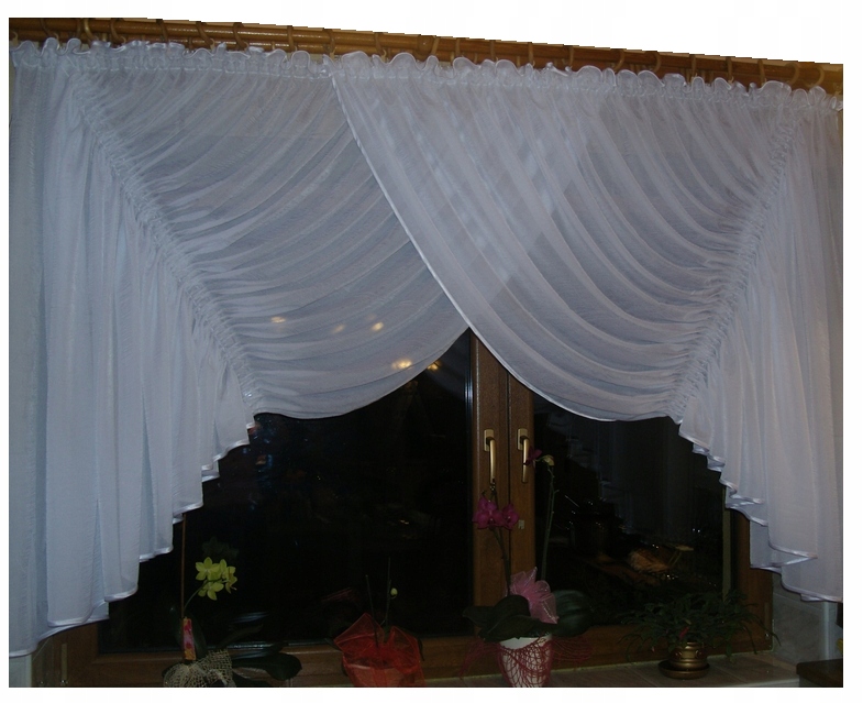 

Firanki Firany Woal 430X150 na karnisz 2m