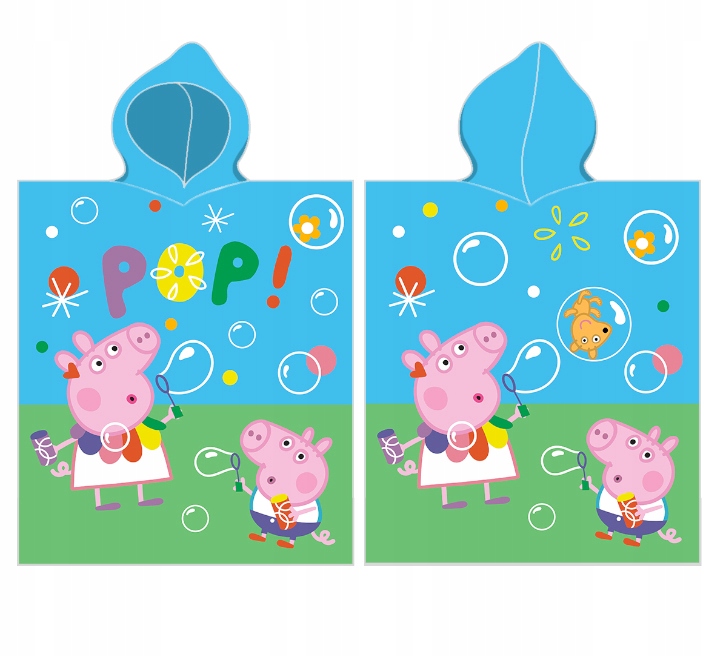 

Świnka Peppa Ręcznik Z Kapturem Poncho 50x110
